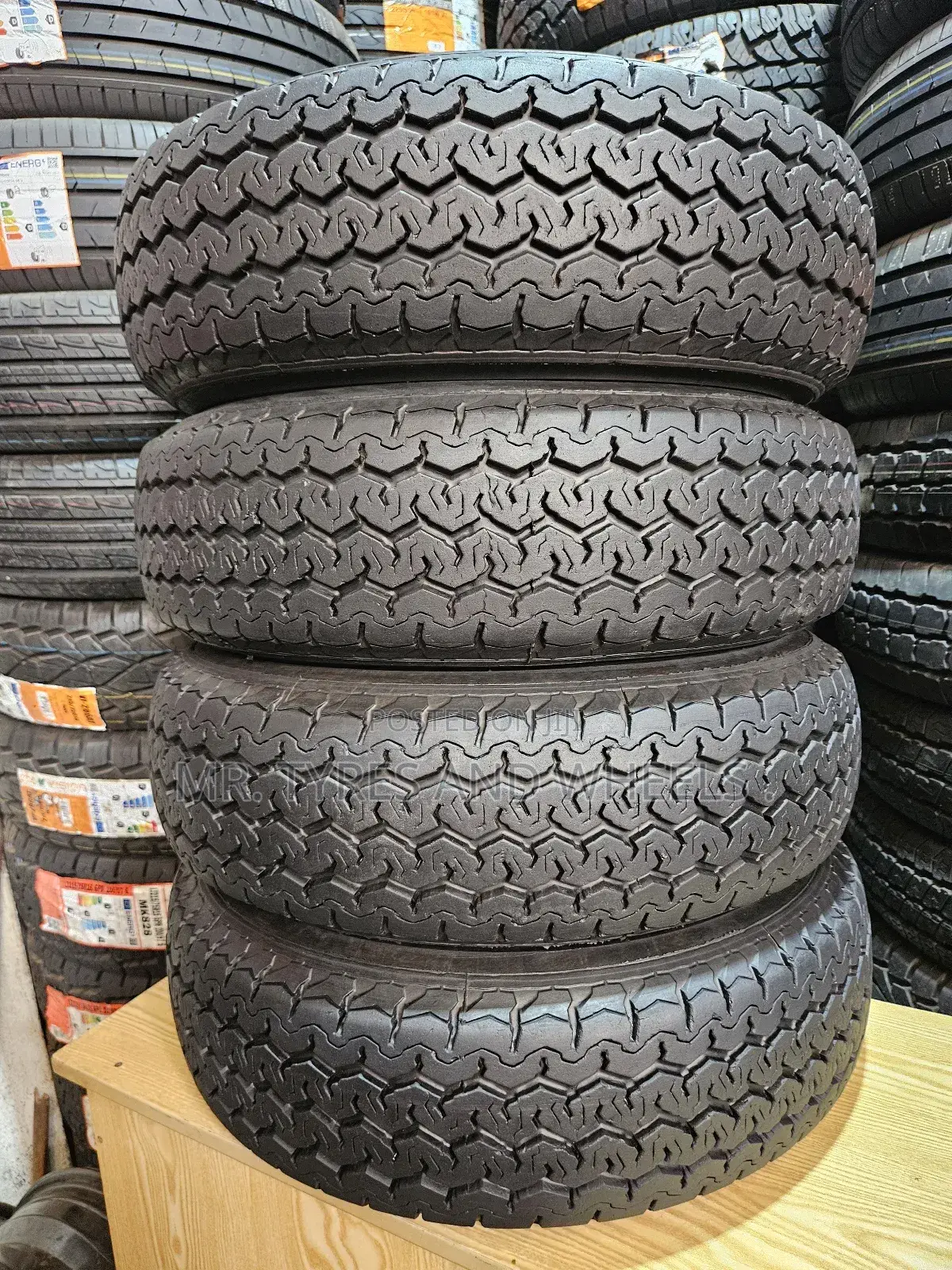 195r14c Dunlop Tires WTH Out Strok a Stronger Than WTH Strok