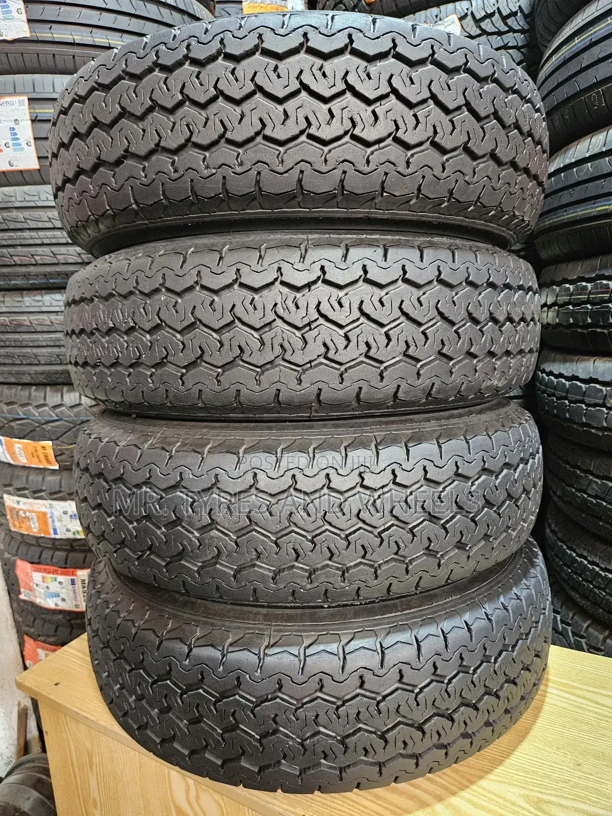195r14c Dunlop Tires WTH Out Strok a Stronger Than WTH Strok
