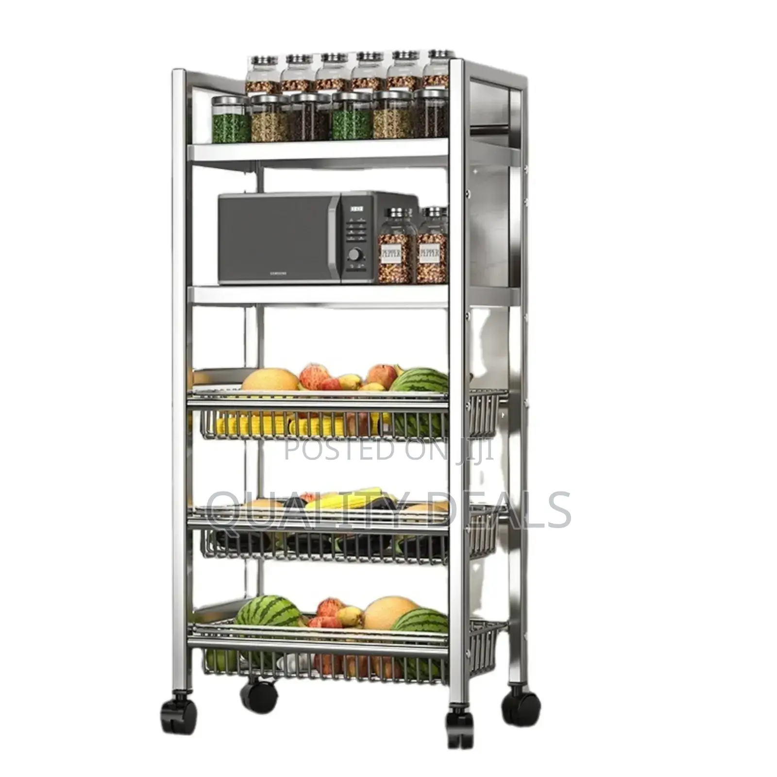 Multifunctional 5 Tier Kitchen Rack