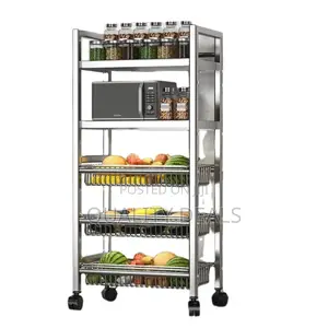 Multifunctional 5 Tier Kitchen Rack