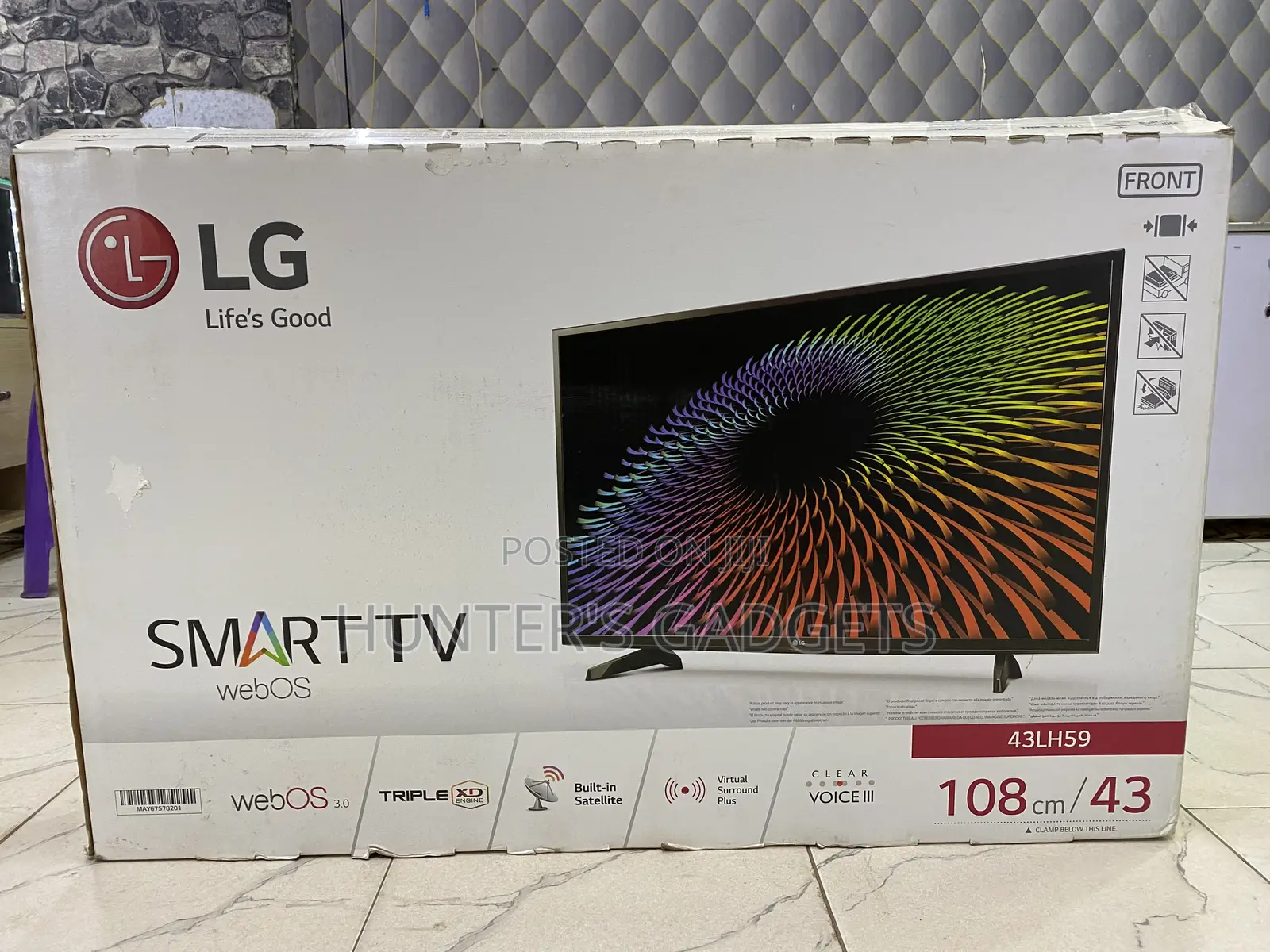 Lg 43 Inch Smart Led Full Hd Digital Satellite Tv