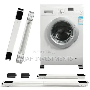 Two Very Strong Adjustable Mobile Washing Machine Stand