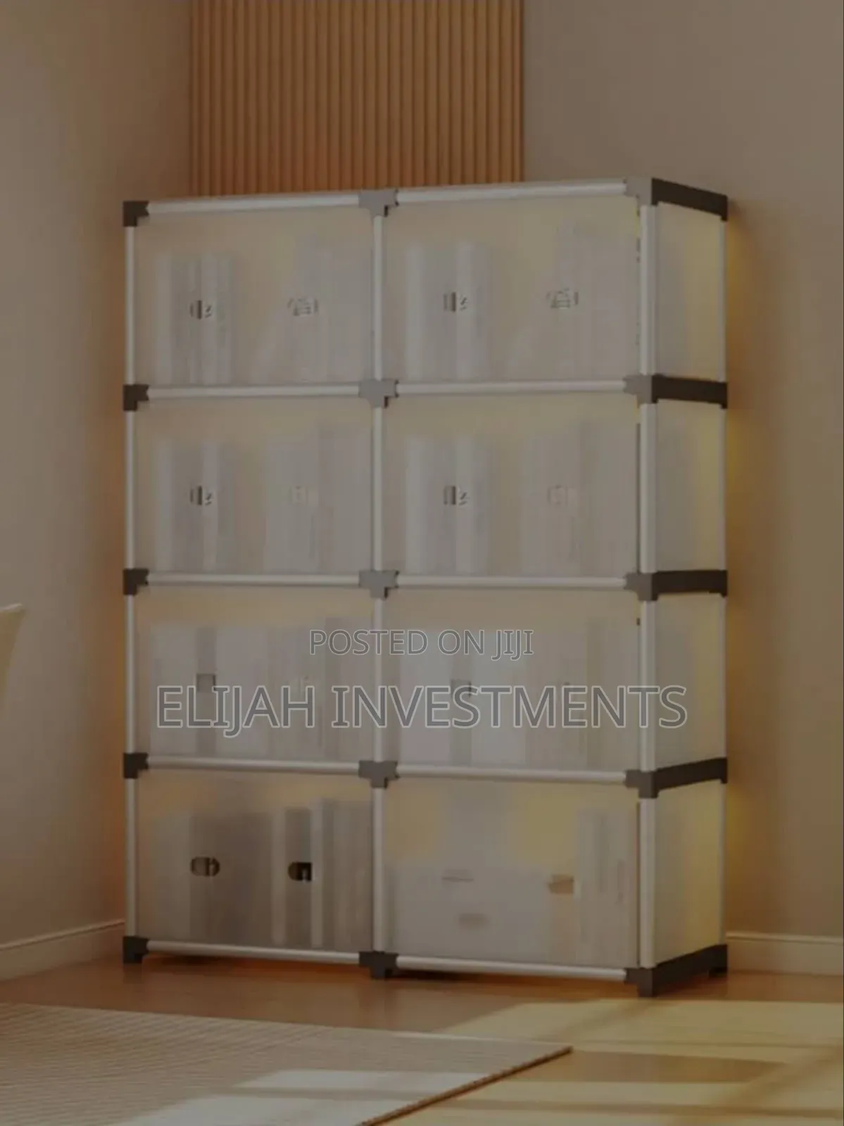 Reinforced Multi-tier Floor-standing Bookshelf Storage Rack