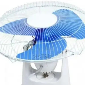 Ceiling 360 Degree Rotating Fan Heavy Duty - Blue/White