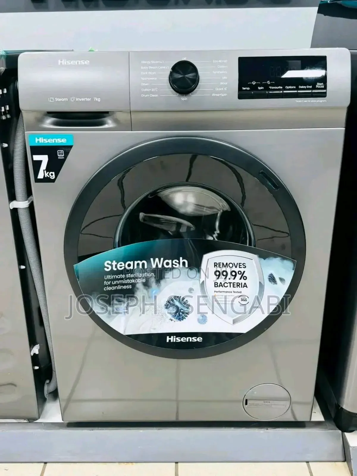 Hisense Automatic Front Loader Washing Machine 7kg
