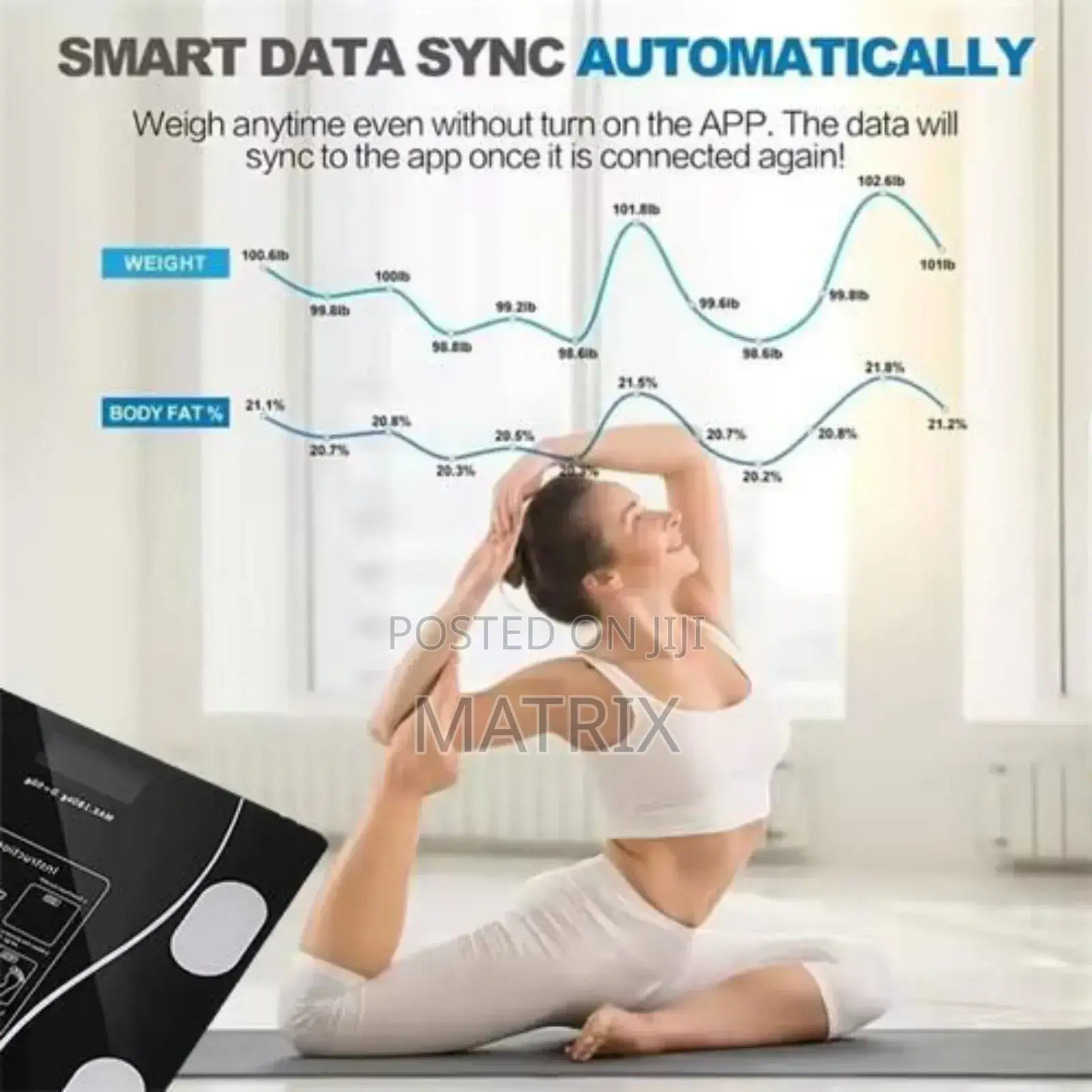 Smart Digital Body Weight Scales Wireless Led