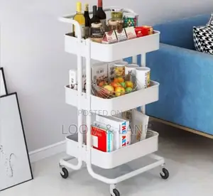 Kitchen Multipurpose 3 Tier Storage Cart