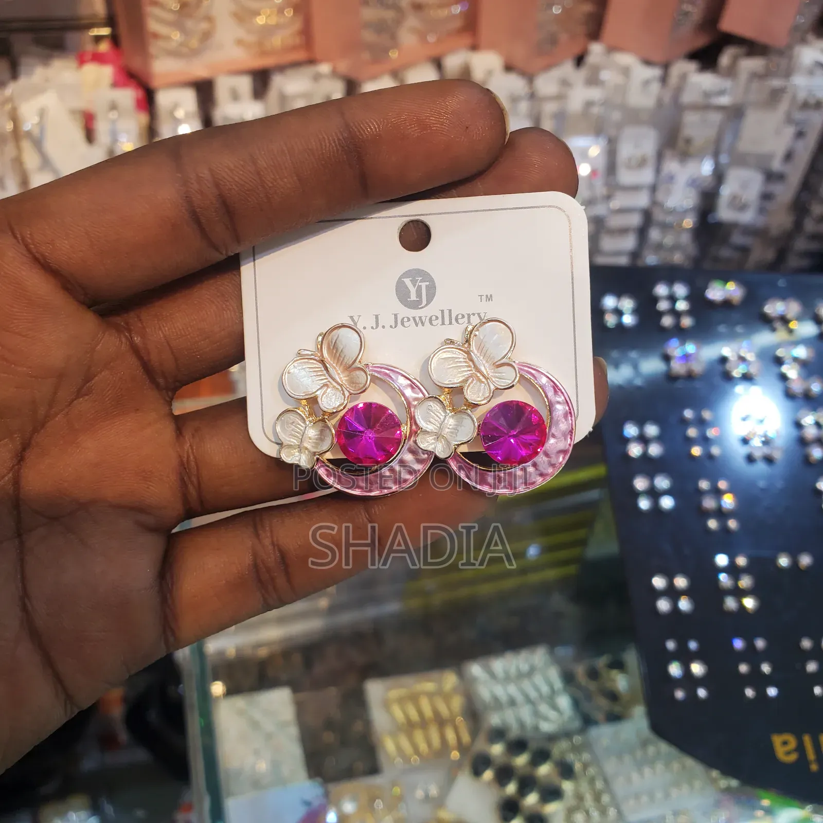 Earings, Necklaces, Rings and Pins
