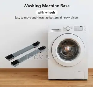 Two Very Strong Adjustable Mobile Washing Machine Stand
