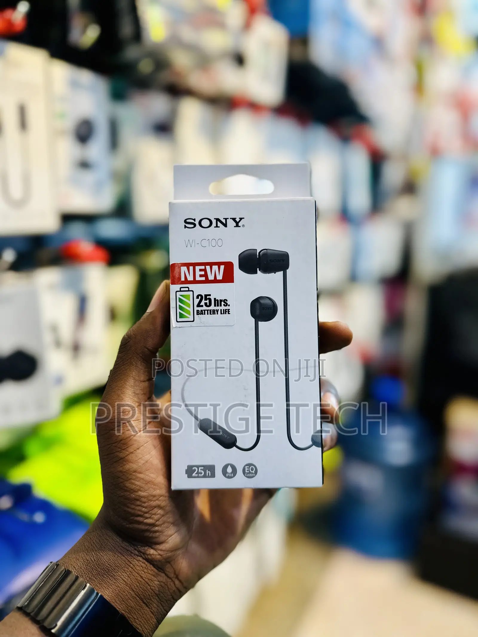 Sony Wi - C100 Neckband Wireless Bluetooth Headphones