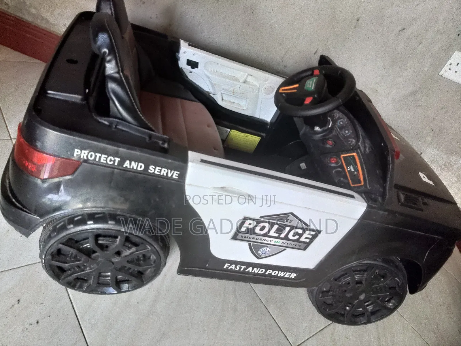 Electric Police Car