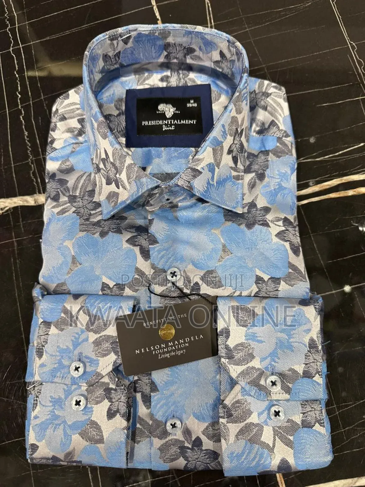 Presidential Shirt Premium High-Quality Paisley-Print Shirt