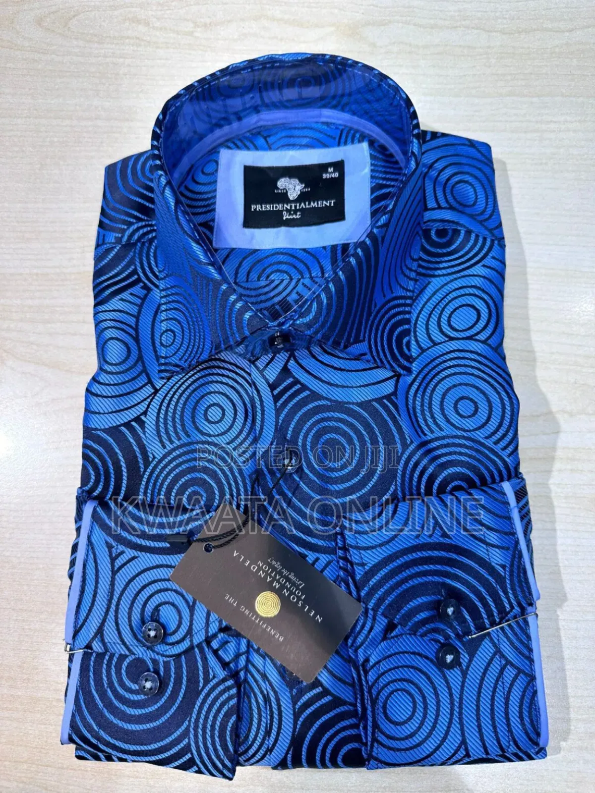 Presidential Shirt Premium High-Quality Paisley-Print Shirt
