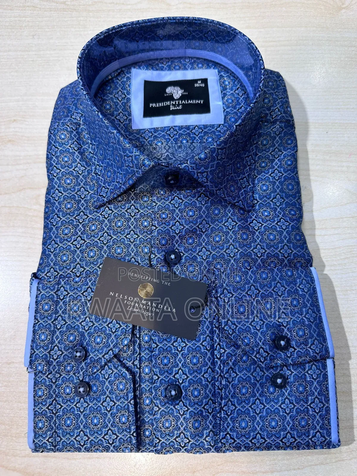 Presidential Shirt Premium High-Quality Paisley-Print Shirt