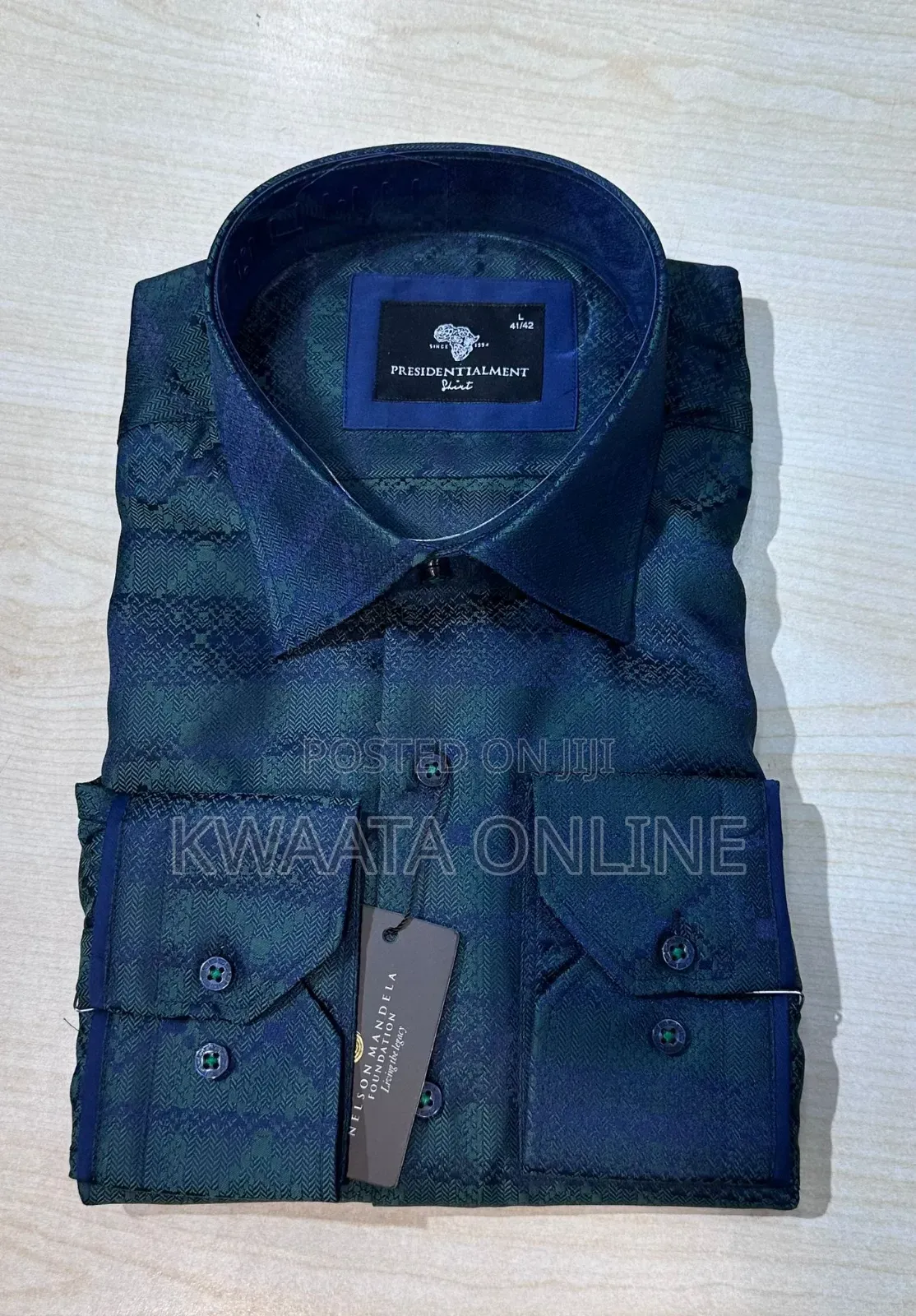 Presidential Shirt Premium High-Quality Paisley-Print Shirt