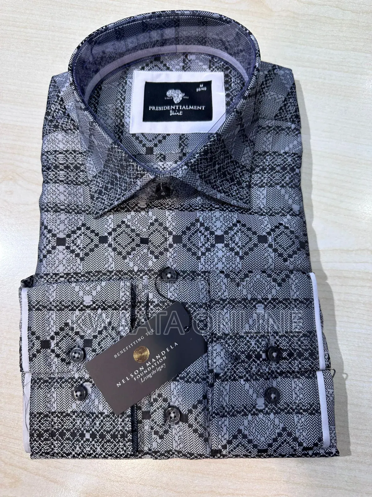 Presidential Shirt Premium High-Quality Paisley-Print Shirt