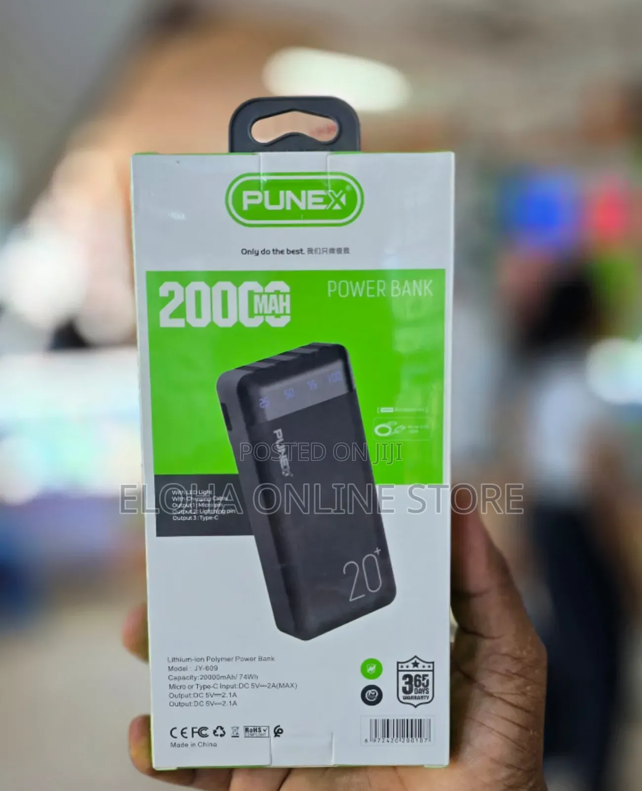 Punex 20000mah Digital Fast Charging Power Bank