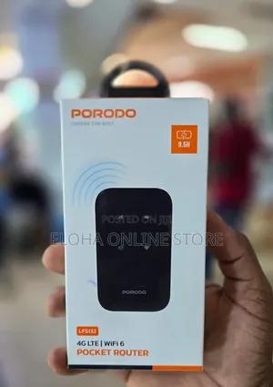 Porodo 4g Lte | Wifi 6 Pocket Router