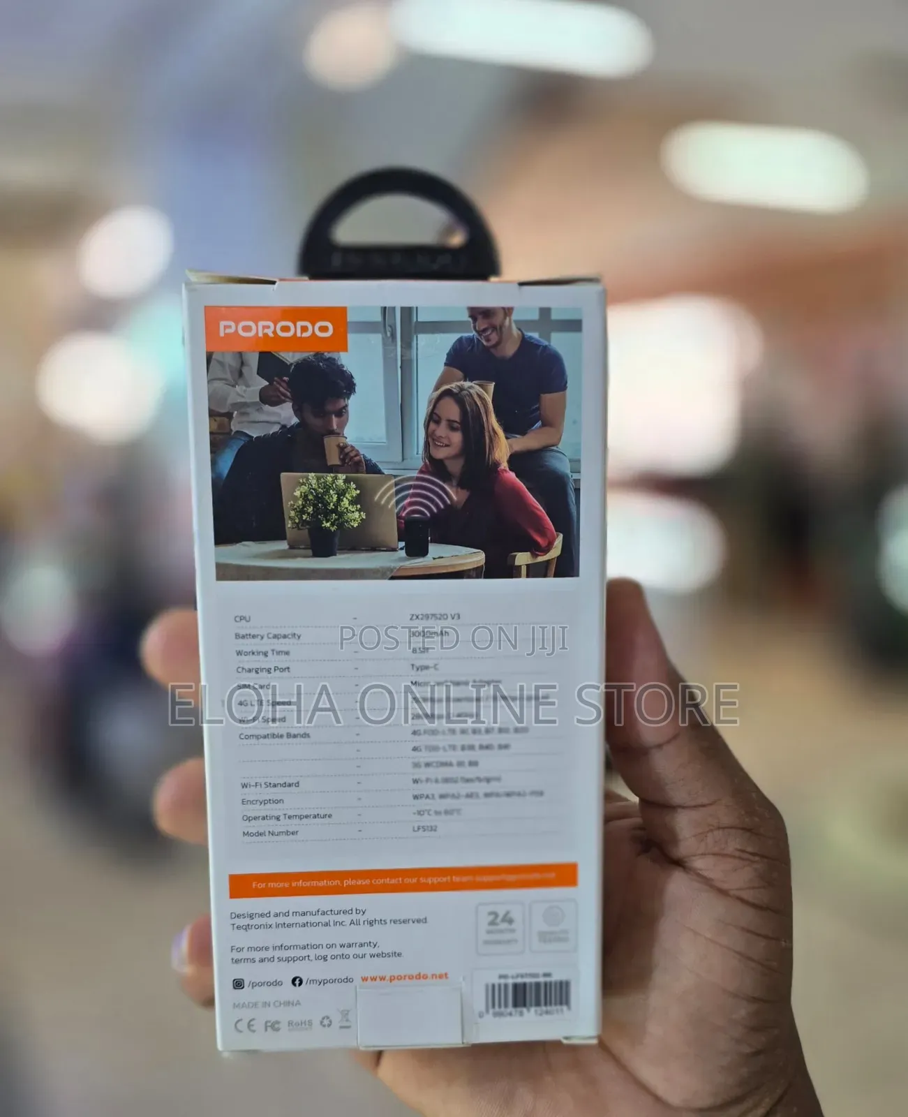 Porodo 4g Lte | Wifi 6 Pocket Router