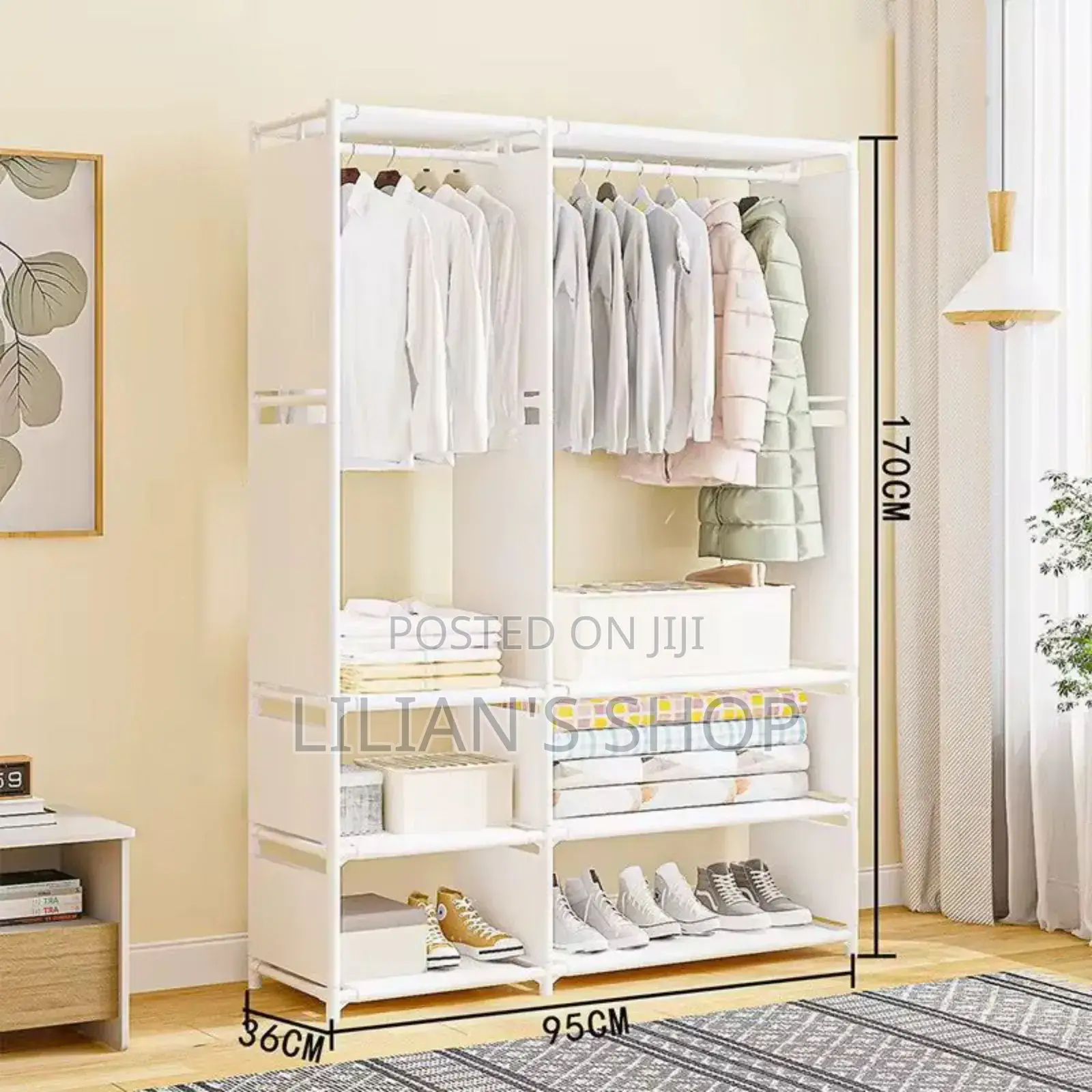 Simple Wardrobe Clothes Storage Cabinet