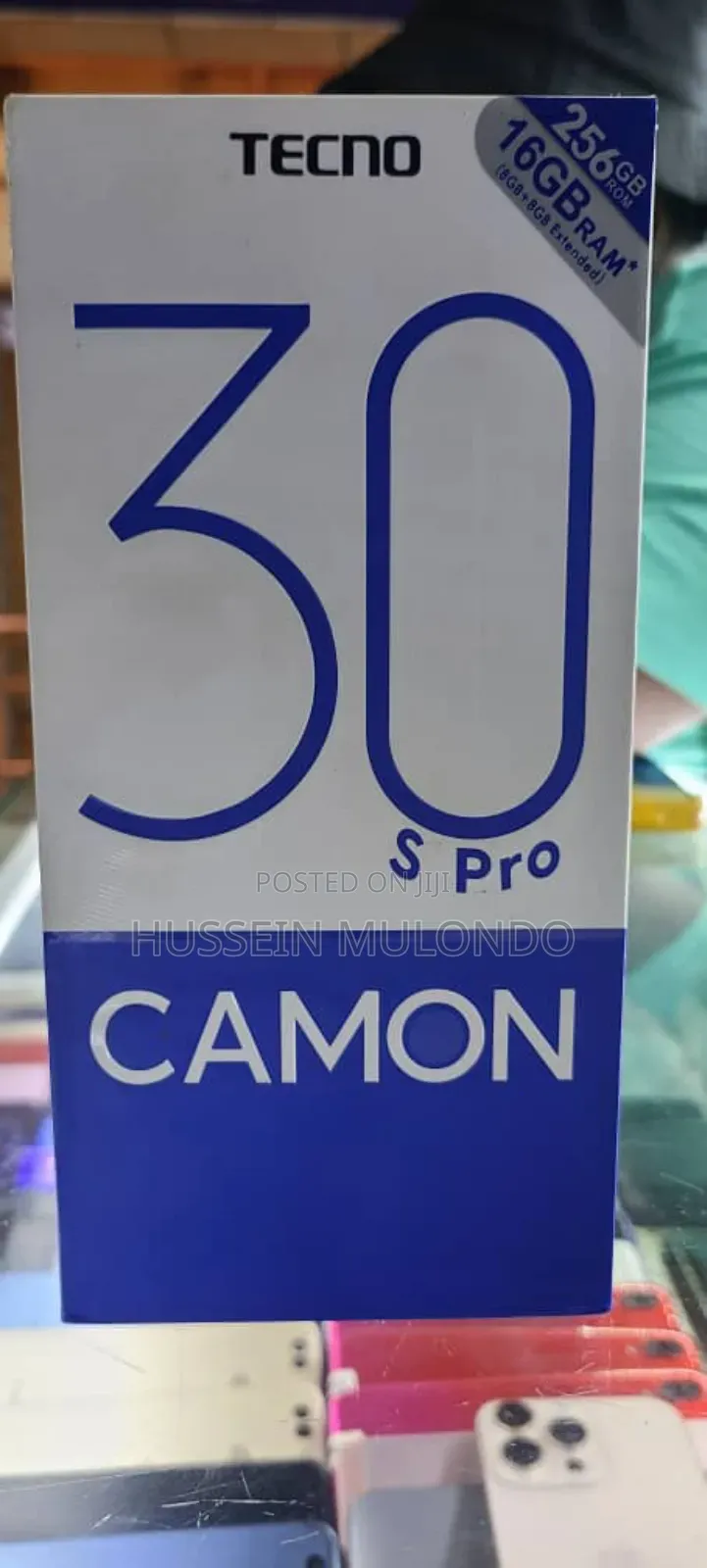 New Tecno Camon 30S Pro 256 GB Black