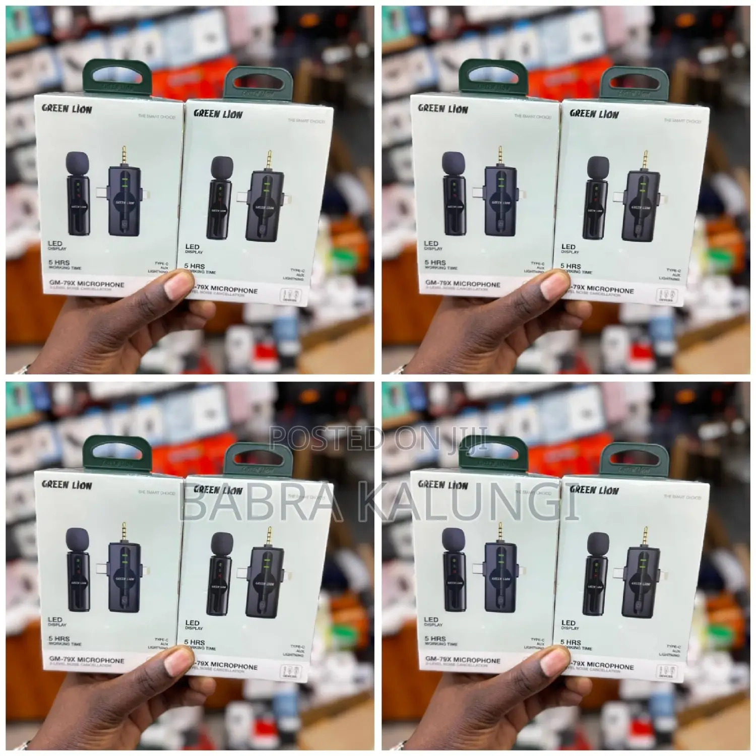 Green Lion Gm-79x 3-in-1 Wireless Microphone