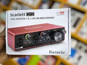 Focusrite Scarlett 2i2 2rd Gen Usb Audio Interface.
