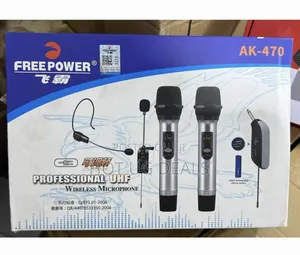 Photo - Freepower Ak-470 Professional Uhf Wireless Microphone System
