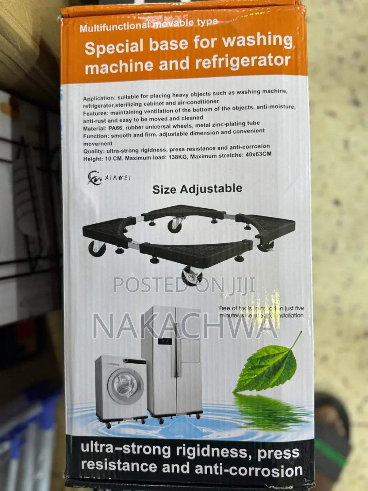 Base for Washing Michine and Refrigerator