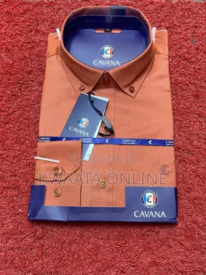 Cavana Men's Oxford Premium Quality Shirt -plain Colors