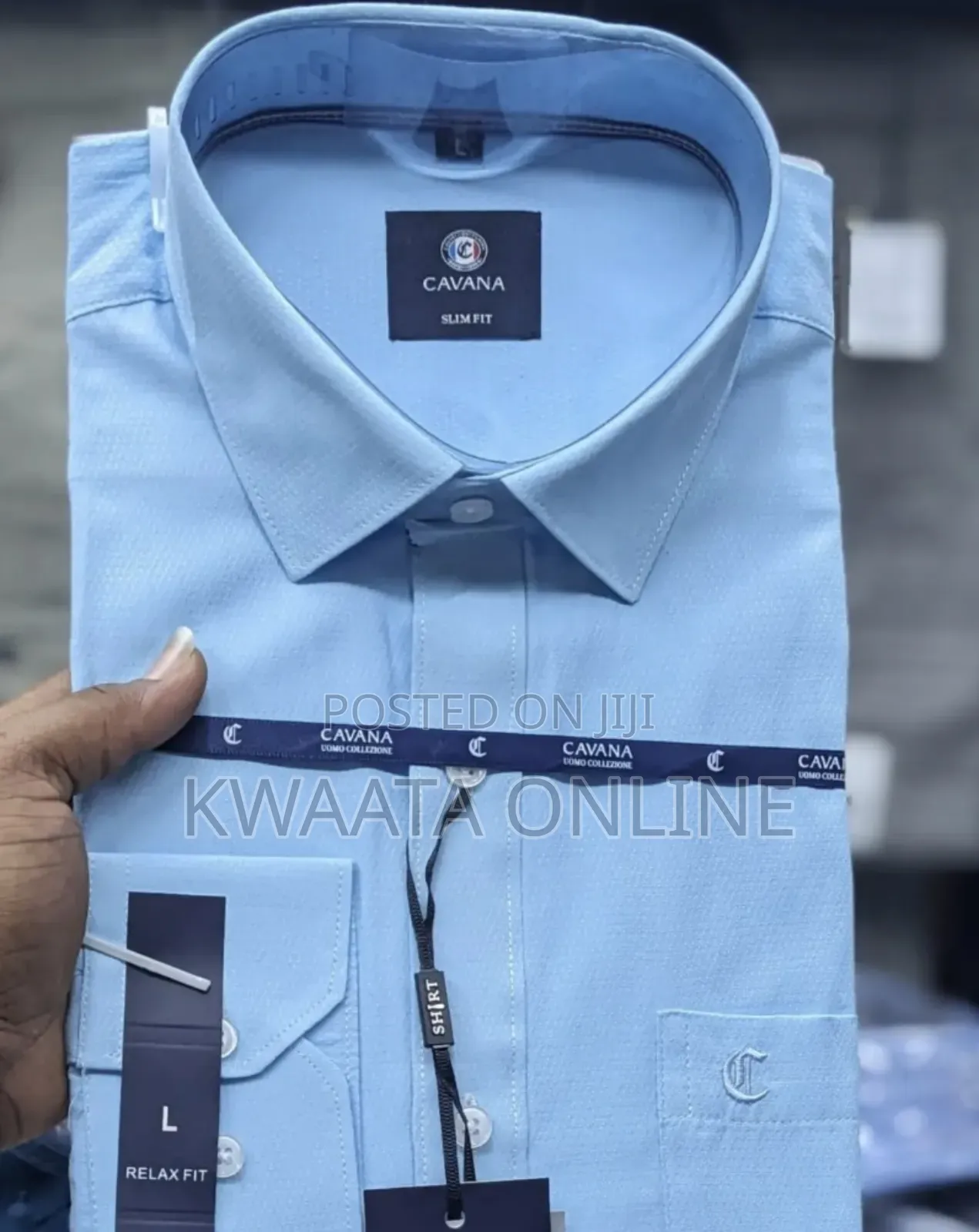 Cavana Men's Oxford Premium Quality Shirt -plain Colors