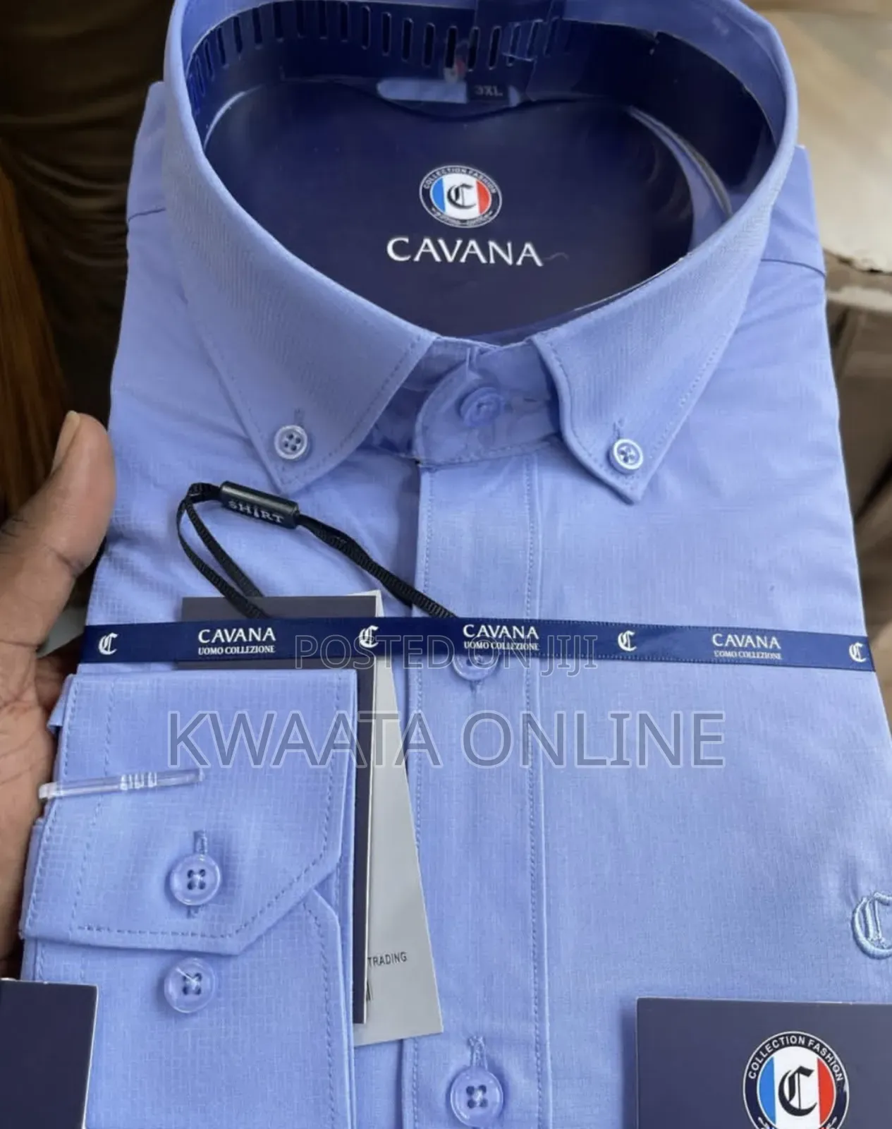 Cavana Men's Oxford Premium Quality Shirt -plain Colors