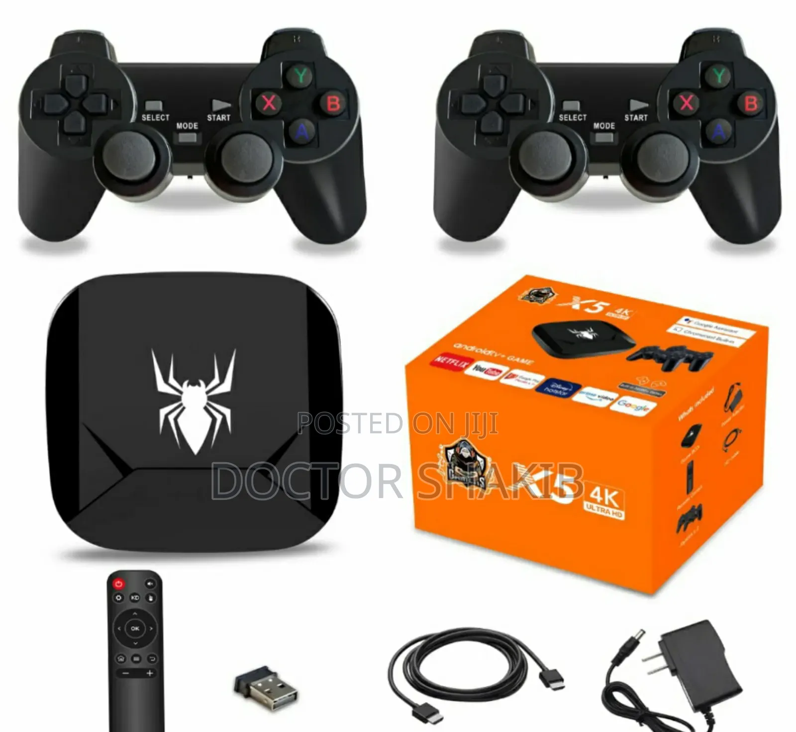 New 2 in 1 X5 Android Tv Box and Game Console