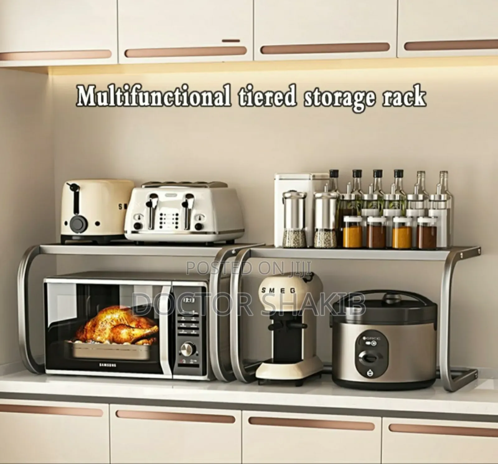 Quality Microwave Stand Kitchen Counter Organizer