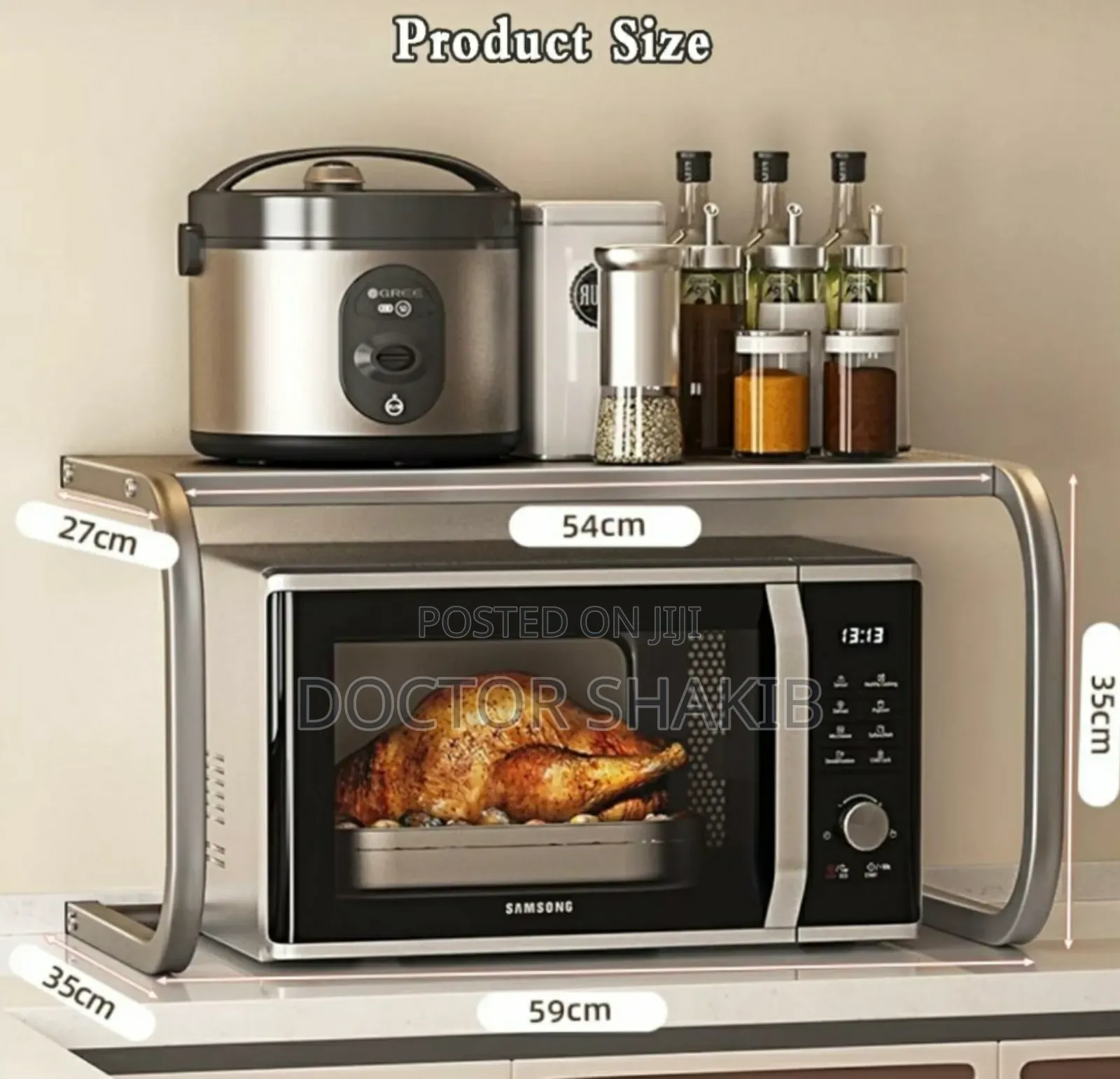 Quality Microwave Stand Kitchen Counter Organizer