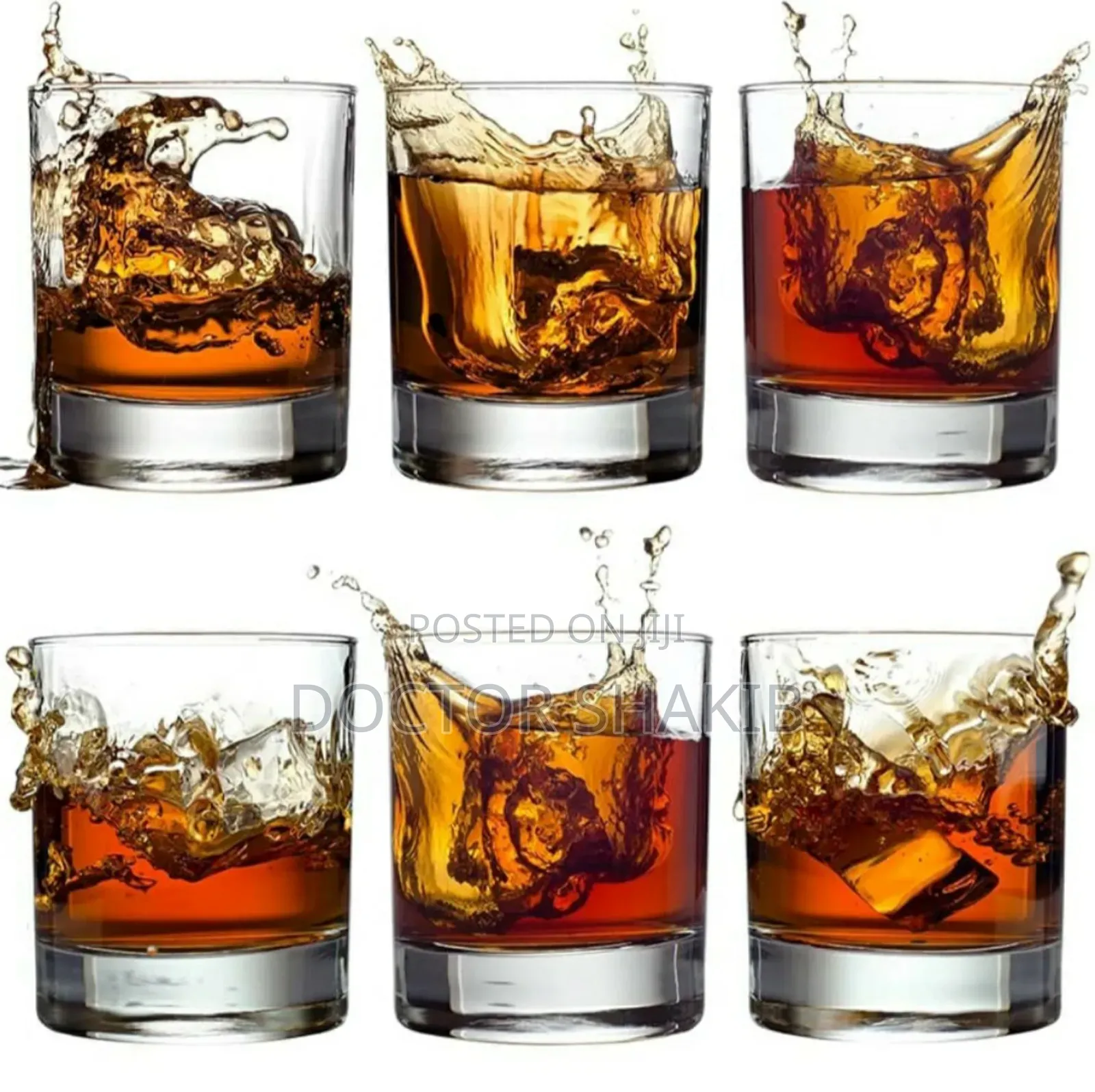 12pcs Premium Lead-Free Cocktail Whisky Glasses