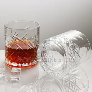 12pcs Clear Crystal Whisky Glass Tumblers