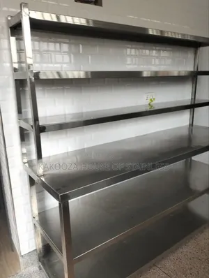 Stainless Commercial Working Table With Shelve
