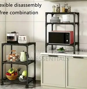 6-Tier Adjustable Rolling Metal Storage Rack