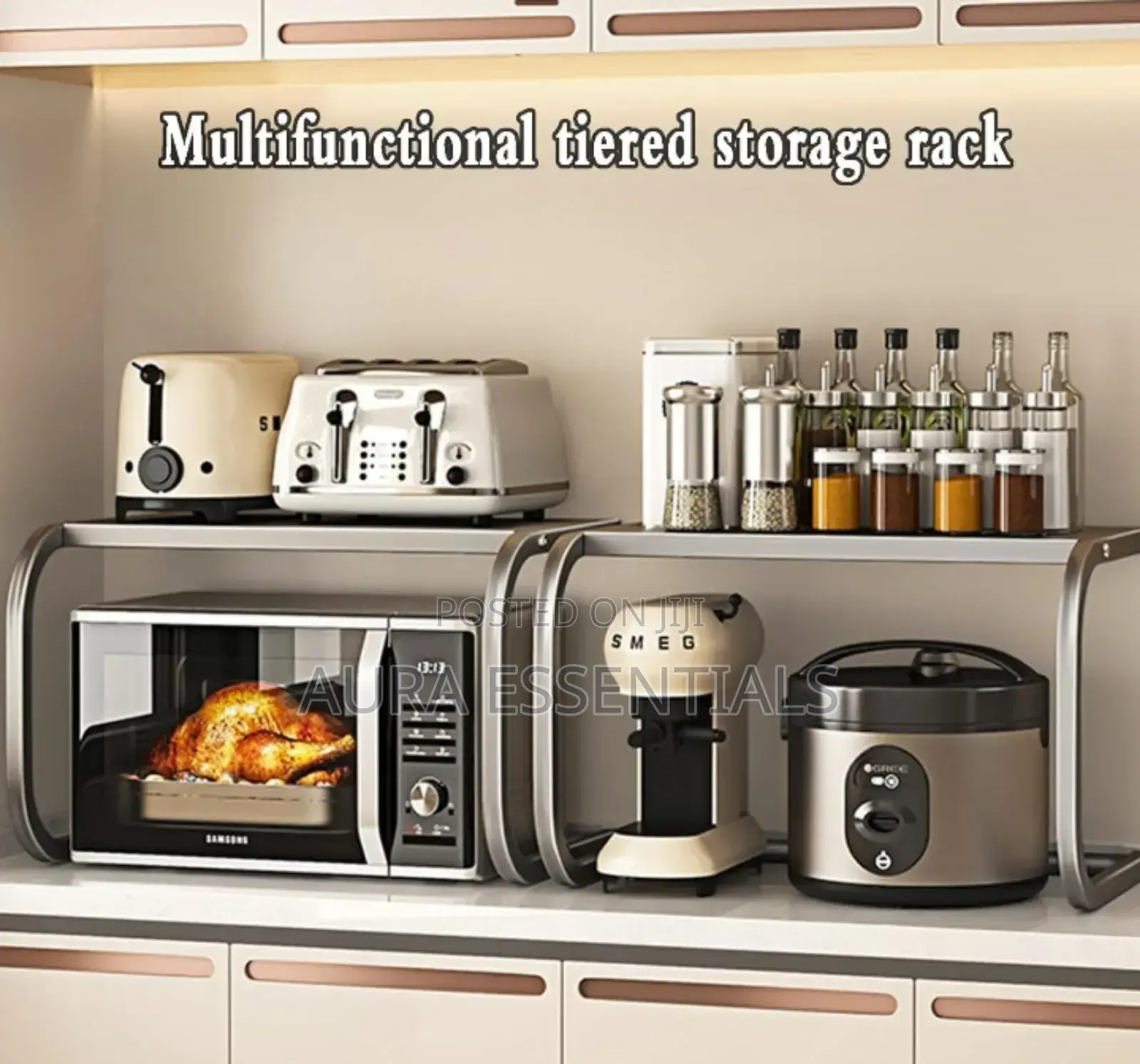 Microwave Stand Kitchen Counter Organiser