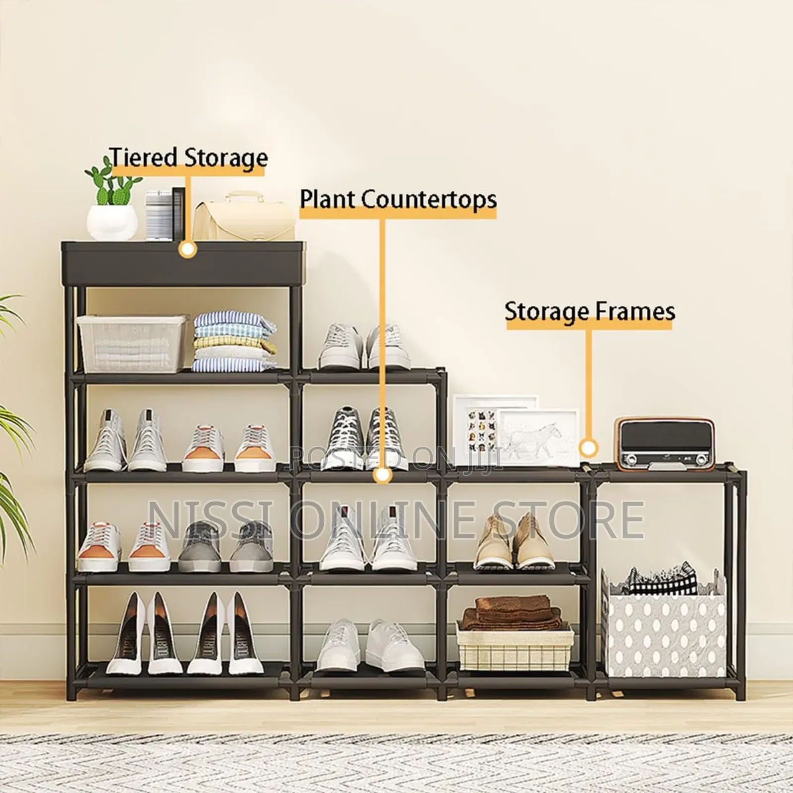 Multi Layer Storage and Shoe Rack