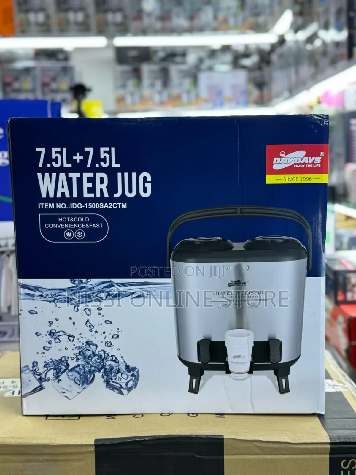 7.5l+7.5l Hot and Cold Water Jug