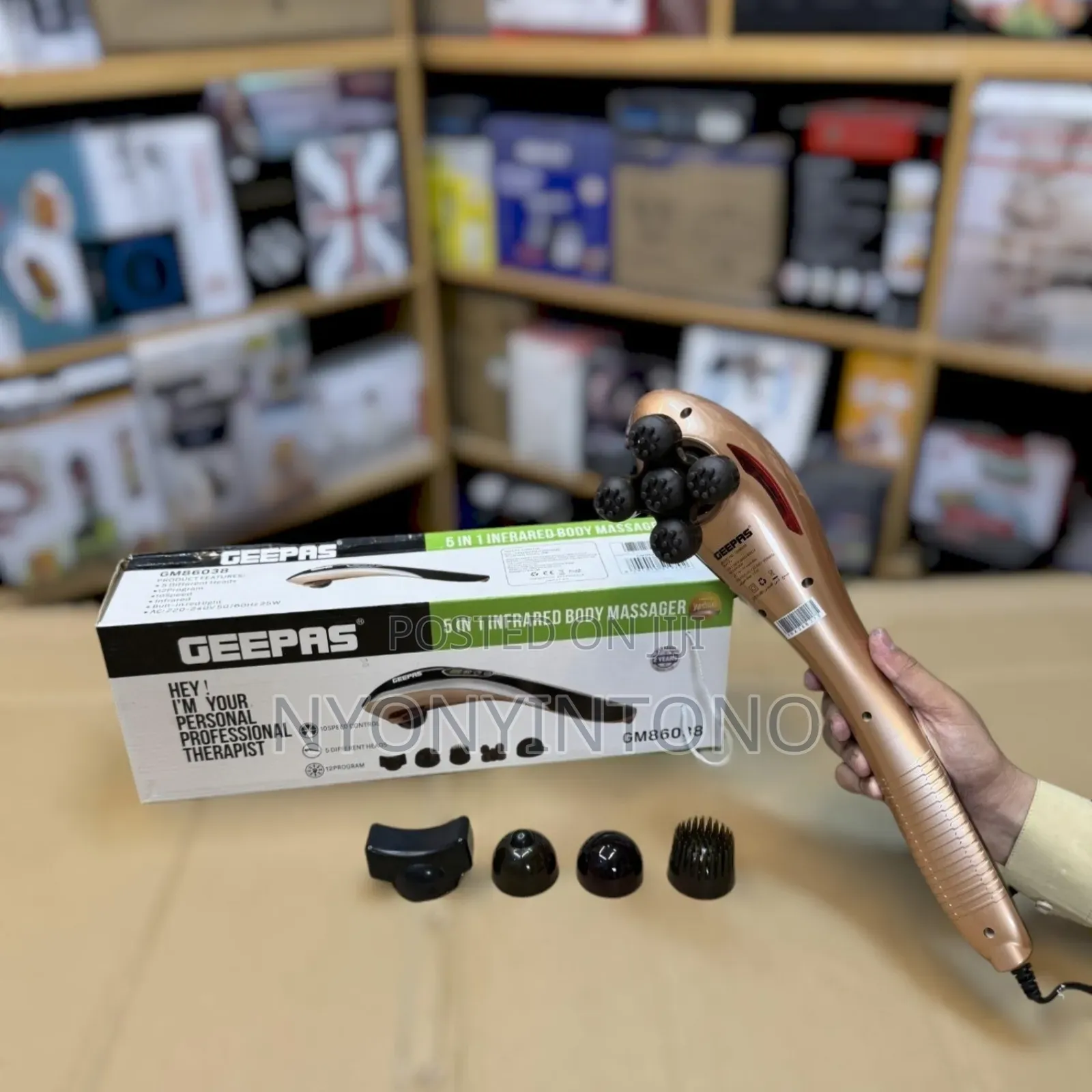 Geepas High-Quality Infrared Body Massager Gm 86038