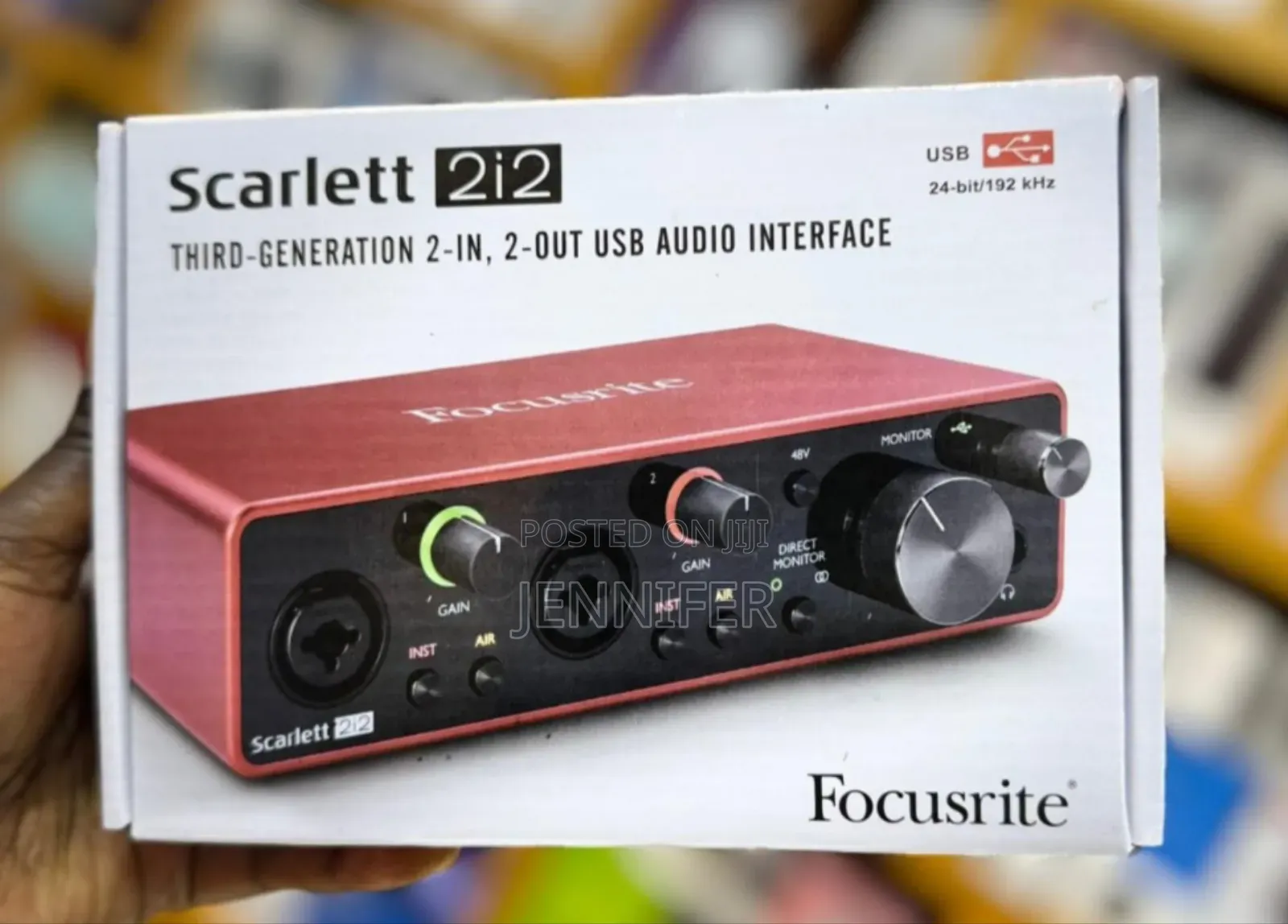 Focusrite Scarlett 2i2 2rd Gen Usb Audio Interface.