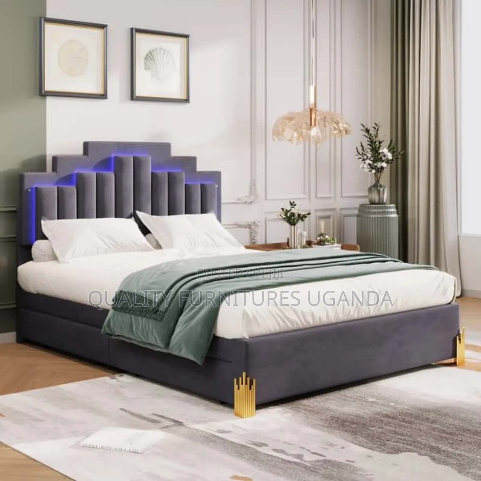 Elegant Queen Size Bed