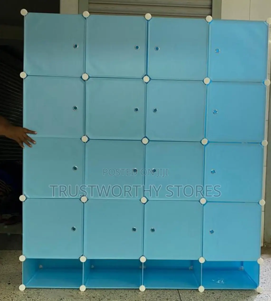 4column Transparent Closet With Shoerack