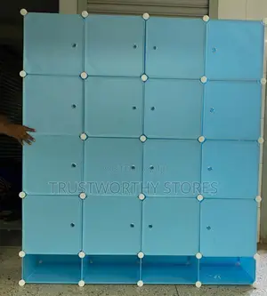 4column Transparent Closet With Shoerack