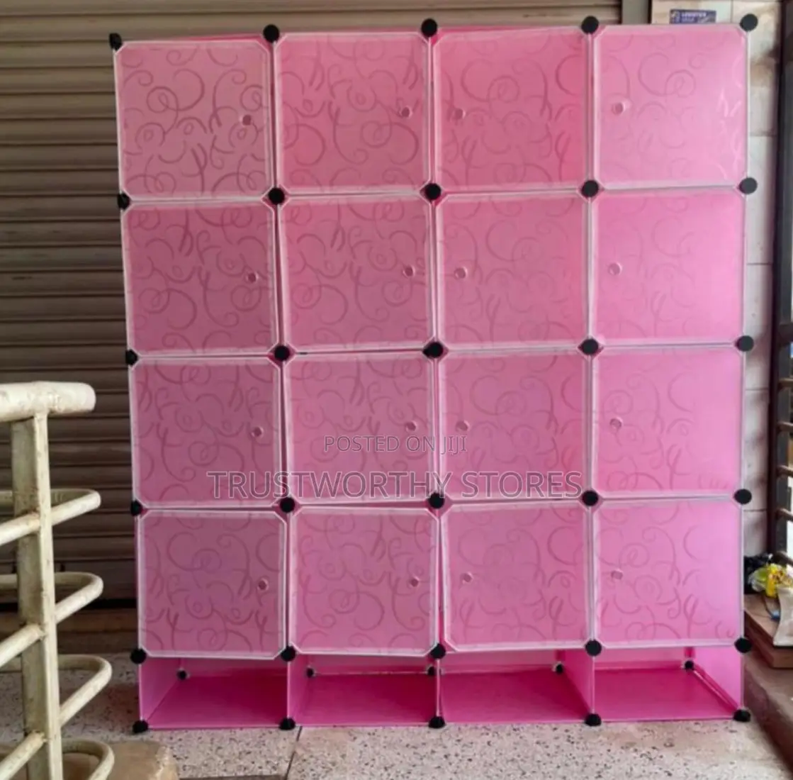 4column Transparent Closet With Shoerack