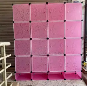 4column Transparent Closet With Shoerack