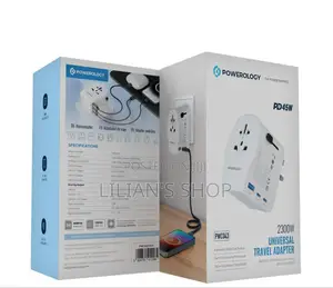 Powerology Universal Travel Adapter 2300w